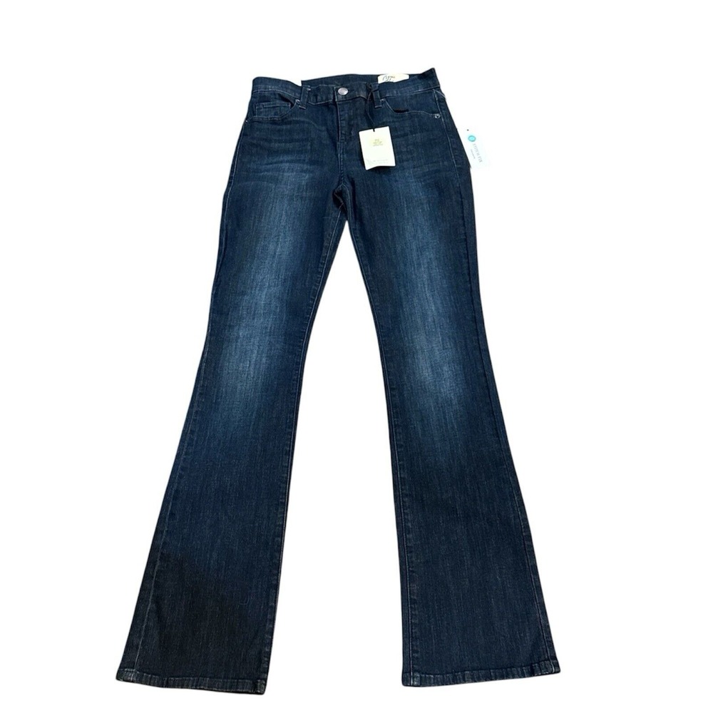 Cosmic Blue Love Stitch Fix Mid Rise Flare Jean  Blue Denim Size 28 Stretch‎
